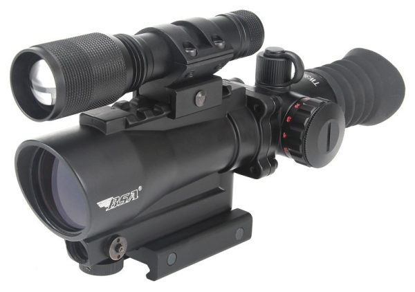 BSA TACTICAL WEAPON SIGHT - W/ 650NM LASER AND LIGHT